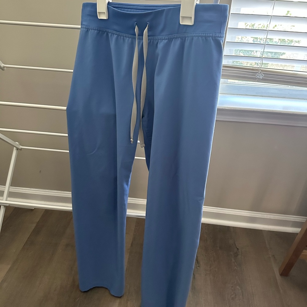Figs Ceil Blue Livingston Scrub Pants XS Petite
